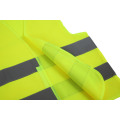 Colete de segurança pessoal reflexivo amarelo de alta visibilidade